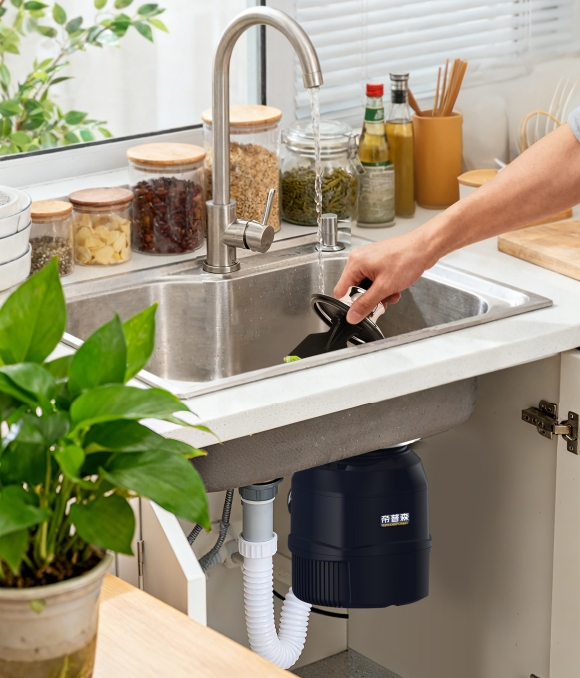 帝普森厨余垃圾处理器D66使用示例